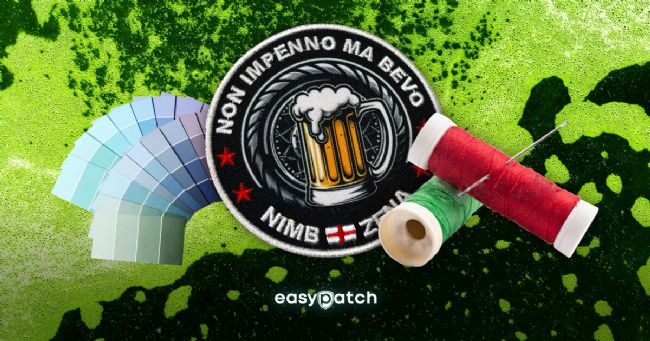Raggiungi il top con le patch sublimate più ricamo